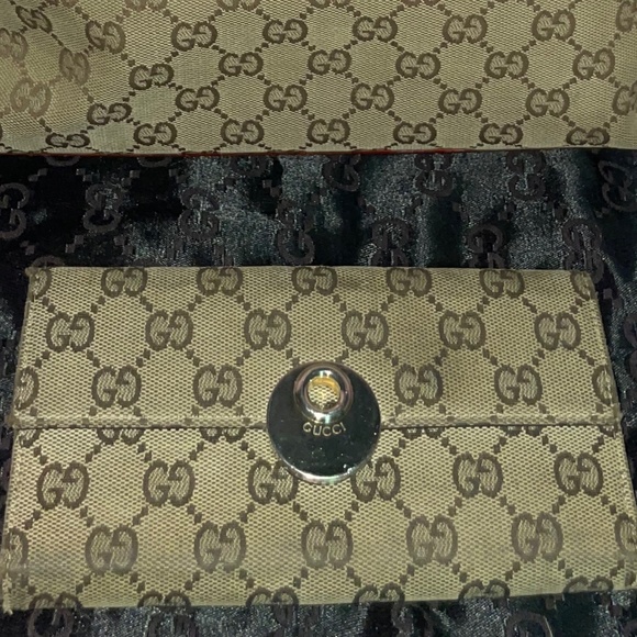 Gucci GG Monogram Eclipse Wallet Only - Picture 1 of 5